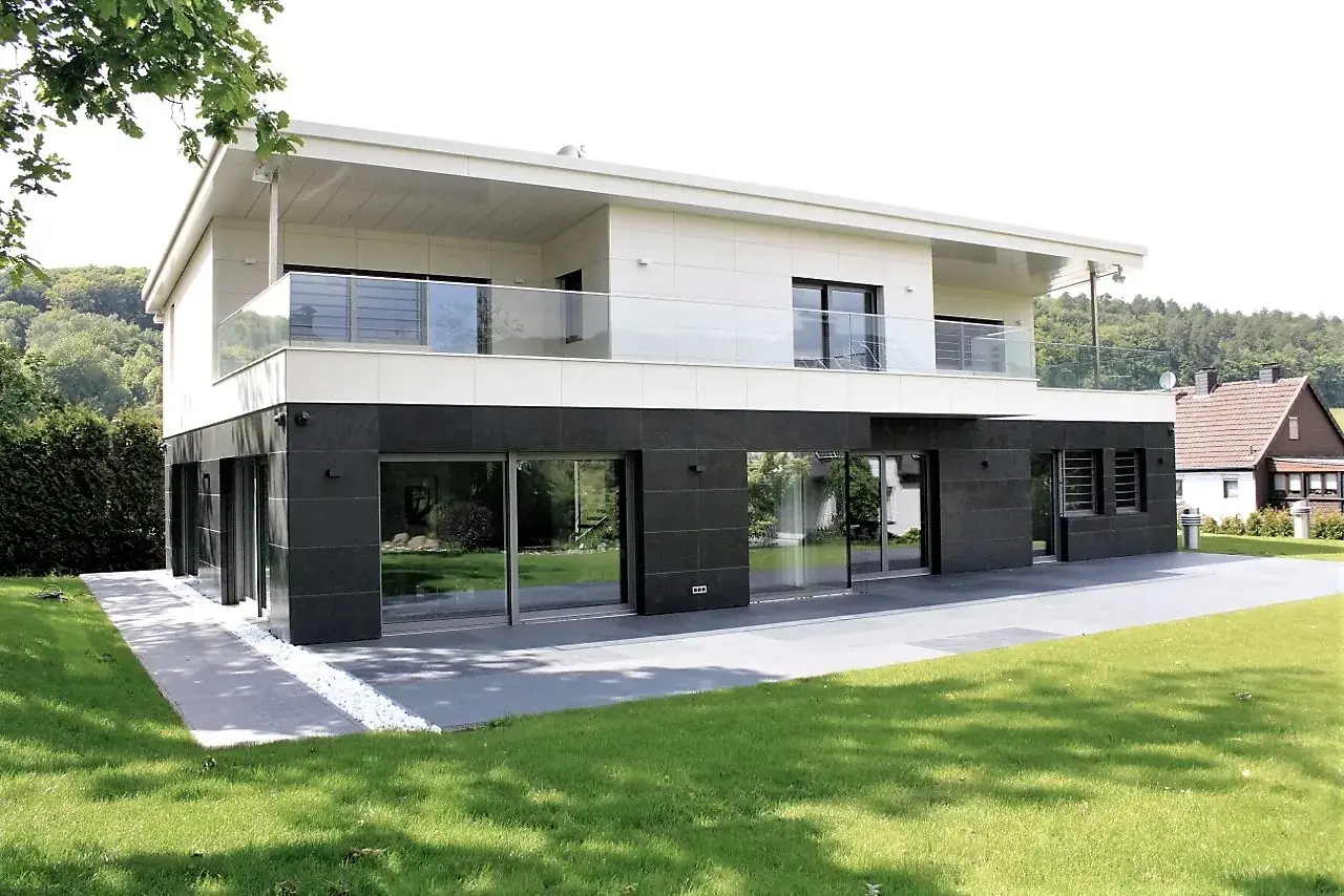 Einfamilienhaus, Hagen – Gartenansicht
