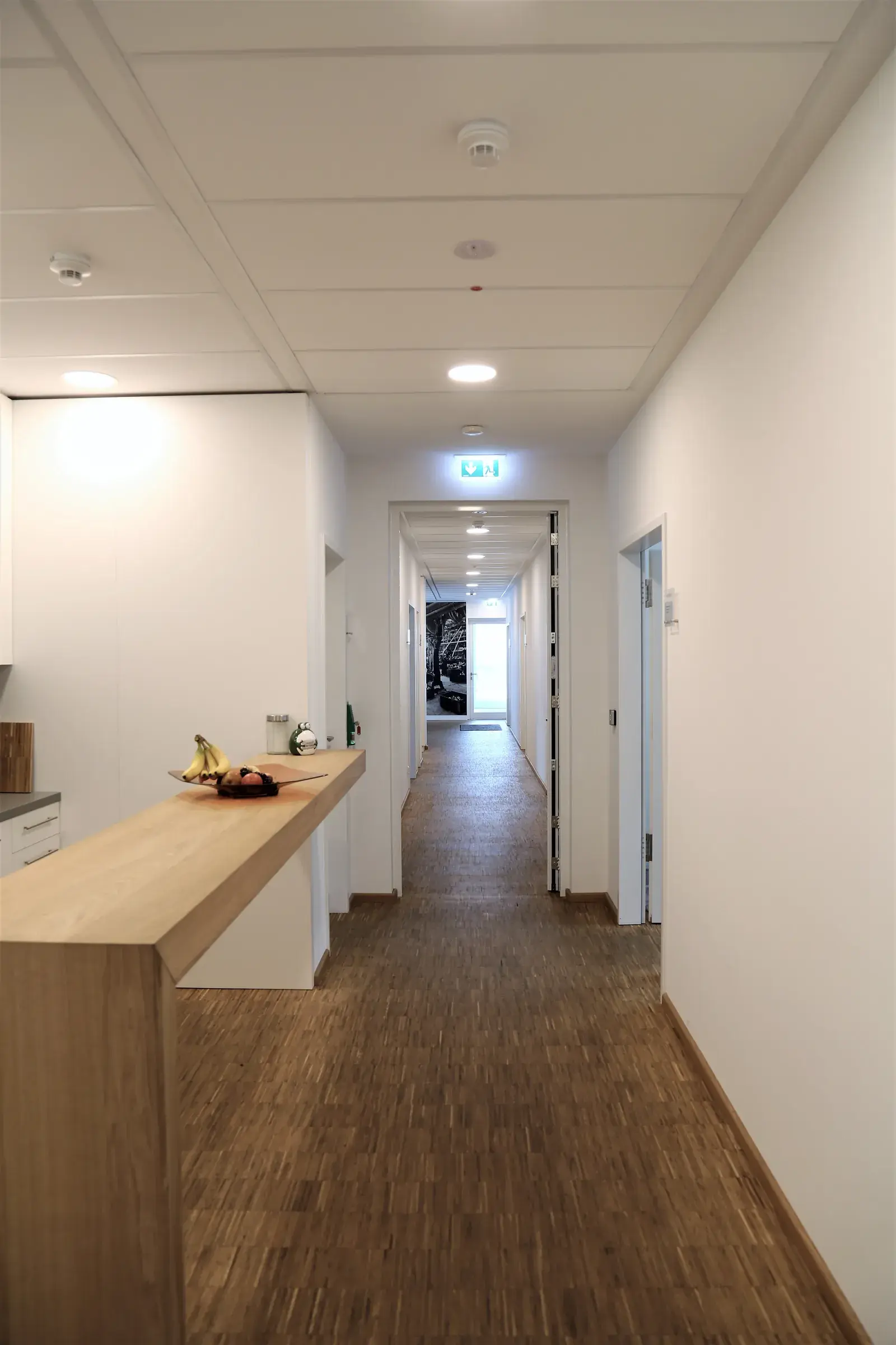 Gerhardi, Lüdenscheid – Flur mit Teeküche