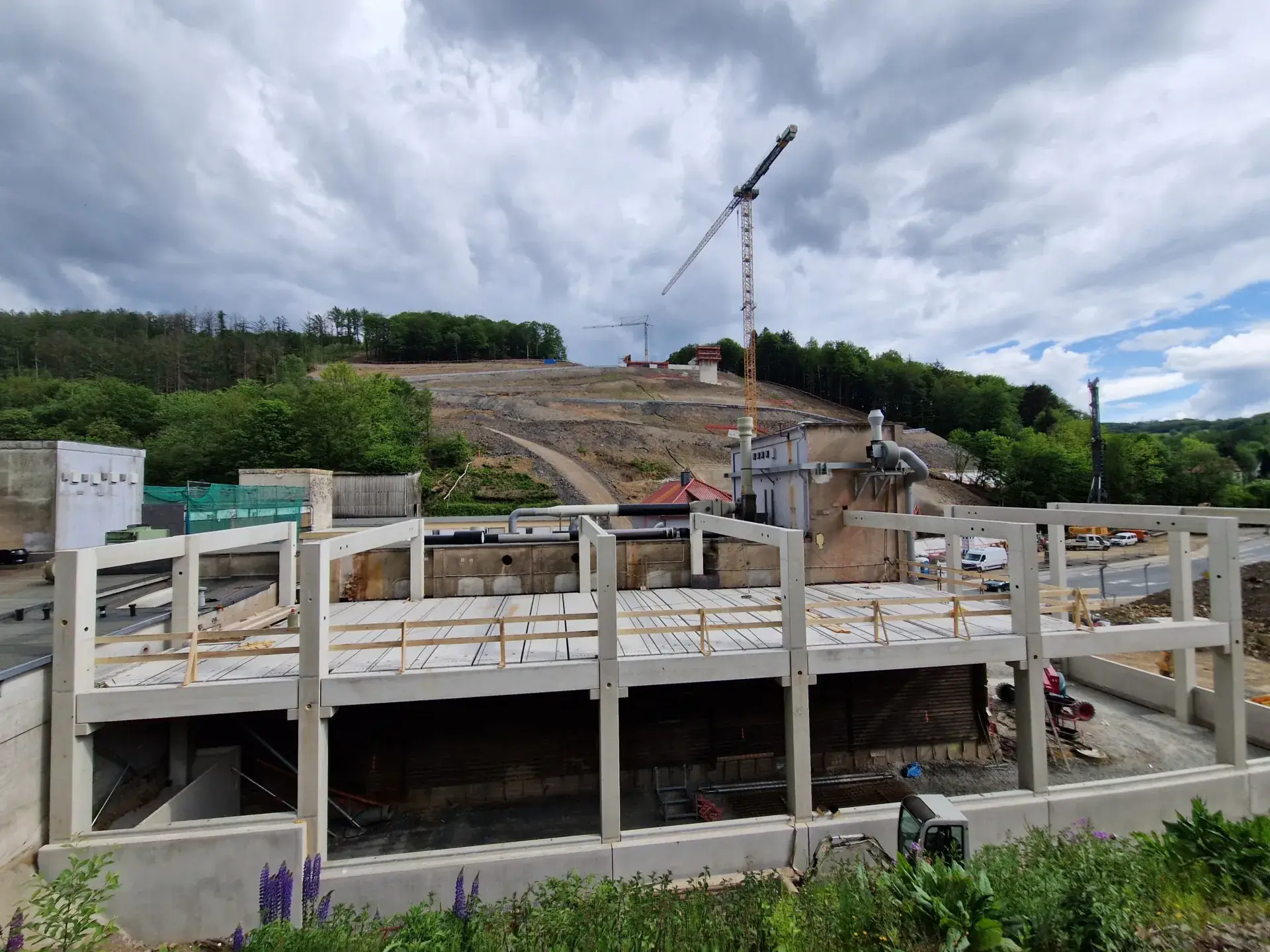 Immel Seckelmann, Lüdenscheid – Rohbau am Hang