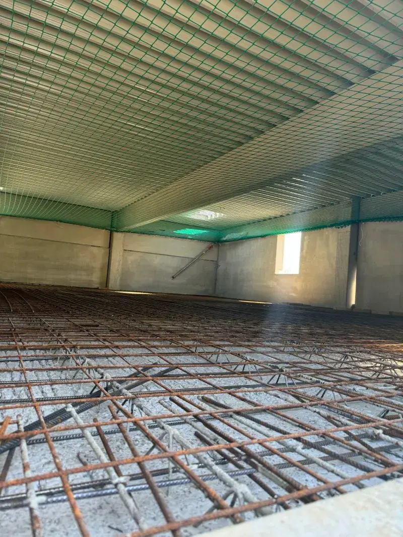 Neubau NEF-Rettungswache – Trapezblecheindeckung der Halle