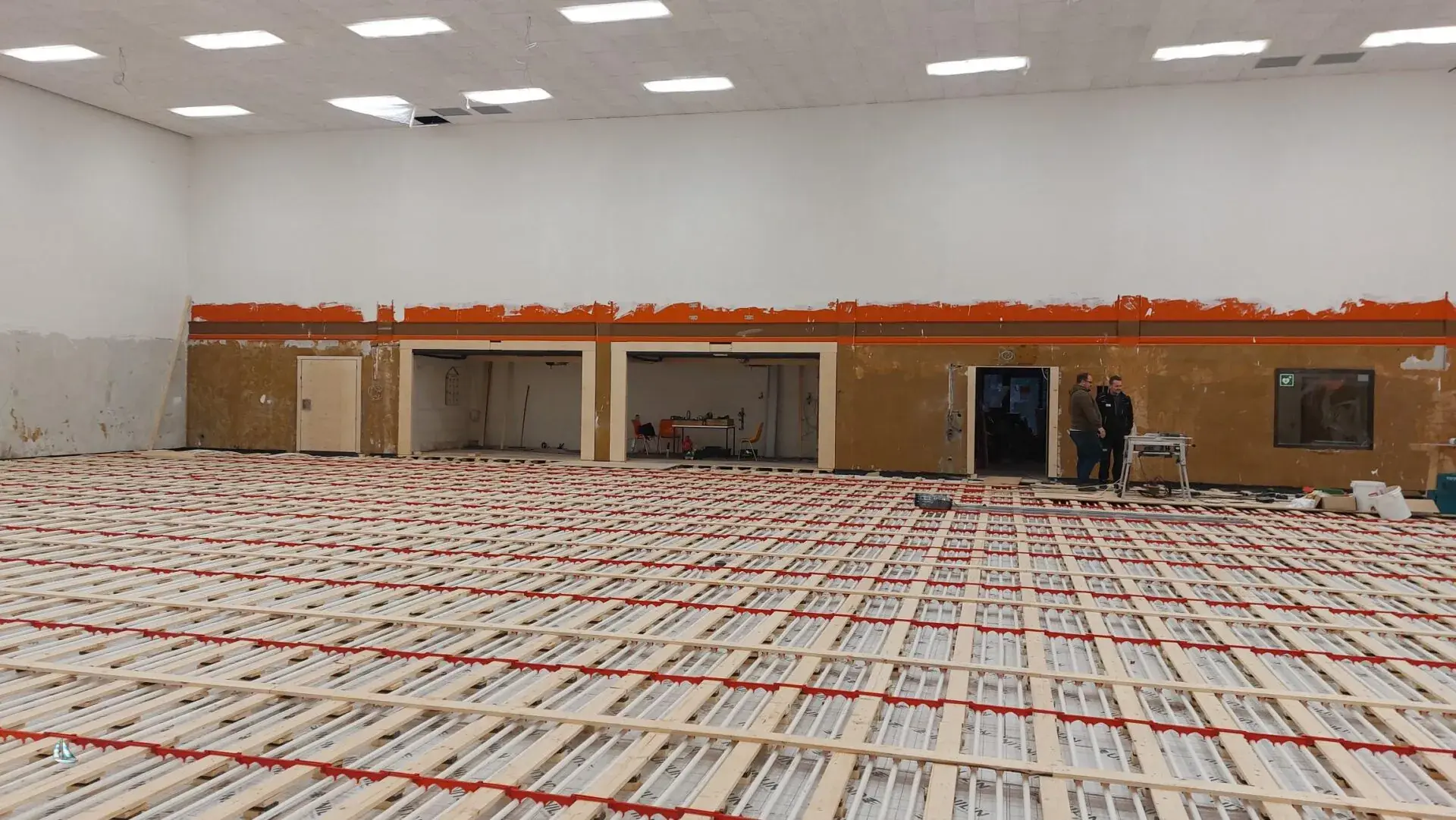 Energetische und barrierefreie Sanierung einer Turnhalle – Neuer Schwingboden (15.12.2023)